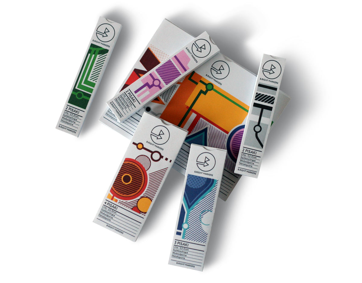 B.RIGHT MARKERS — Packaging Design